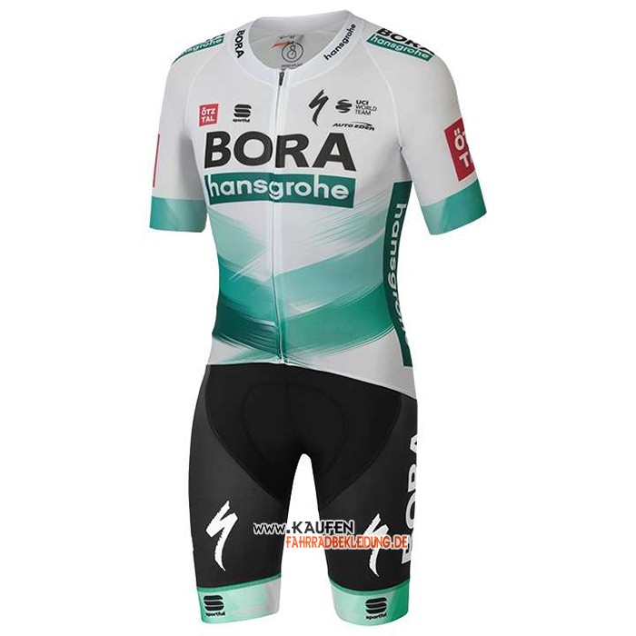 Bora-hansgrone Kurzarmtrikot 2020 und Kurze Tragerhose Wei Grun